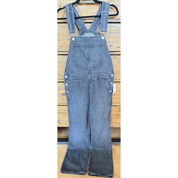 FRAME Overalls Women's Medium Blackwater Pure Classic Overall Denim Made USA - Picture 1 of 8
